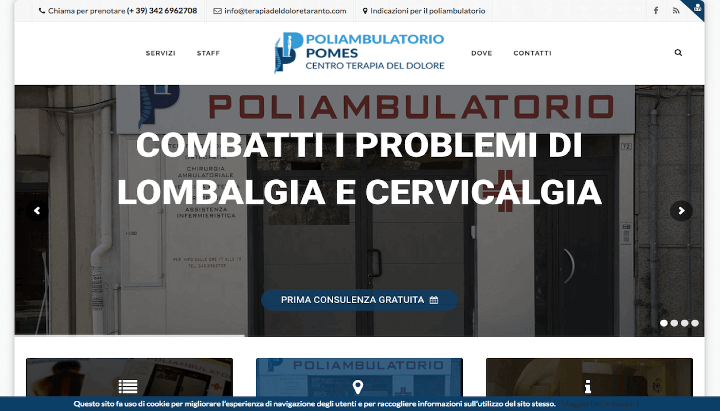terapiadeldoloretaranto.com